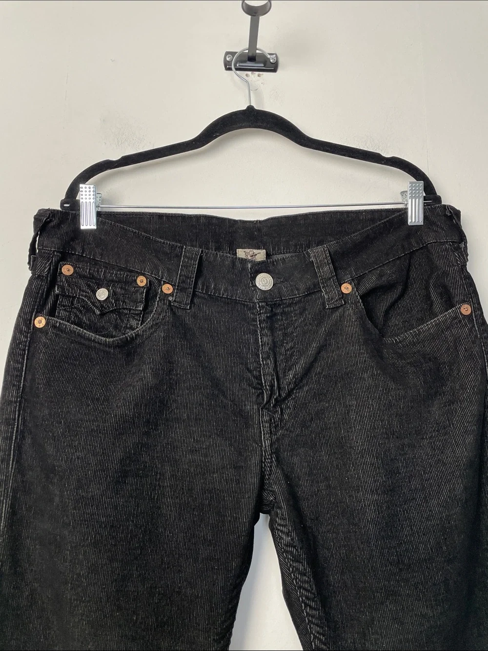 True Religion Corduroy Bootcut Billy Flap Pocket Men's 36 Straight-Leg Pants